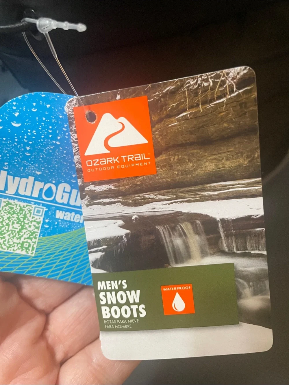 Black Ozark Trail  Winter Boots, NWT Sz.10 waterproof, insulted, memory foam